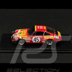 Porsche 911 ST 2.5 n° 45 24h Le Mans 1972 1/43 Spark S9779