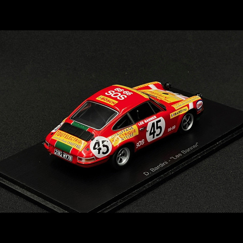 SPARK - 1:43 model - Porsche 911 RS 3.0 #77 17th 24H Le Mans 1975 - S9808