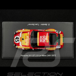 Porsche 911 ST 2.5 n° 45 24h Le Mans 1972 1/43 Spark S9779
