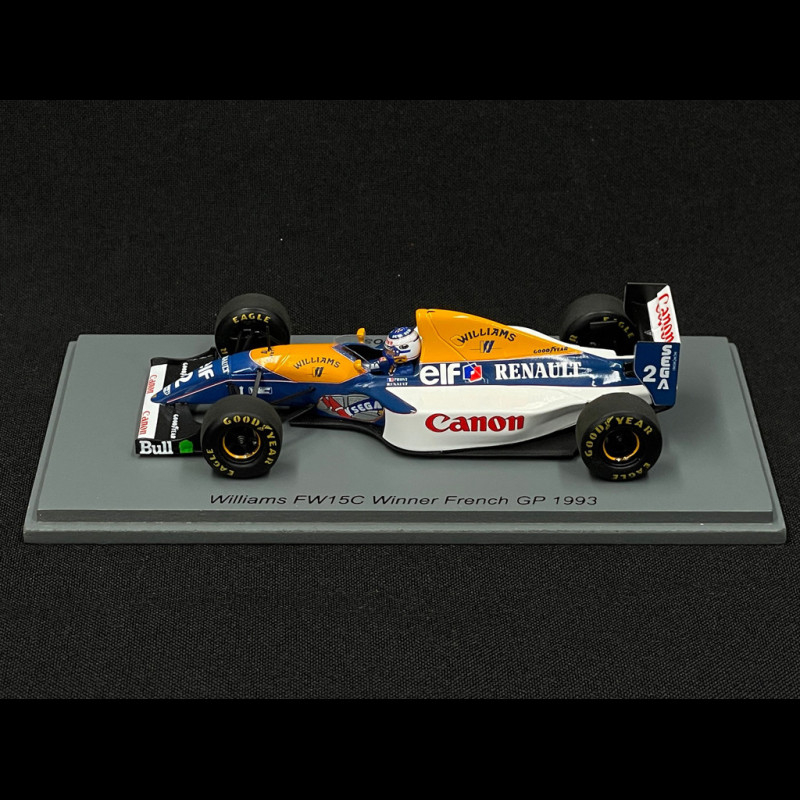 Alain Prost Williams FW15C n° 2 Winner French GP 1993 F1 1/43