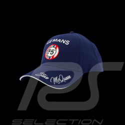 Casquette Steve McQueen Le Mans 55ème Anniversaire Bleu Marine SQ261KS650-100 - Mixte