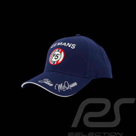 Steve McQueen Cap Le Mans 55. Jubiläum Marineblau SQ261KS650-100 - Unisex
