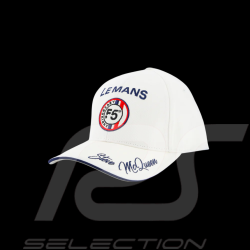 Casquette Steve McQueen Le Mans 55ème Anniversaire Blanc SQ261KS650-002 - Mixte