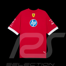 T-shirt Ferrari F1 Team Leclerc / Hamilton Puma Rouge 713571-01 - mixte
