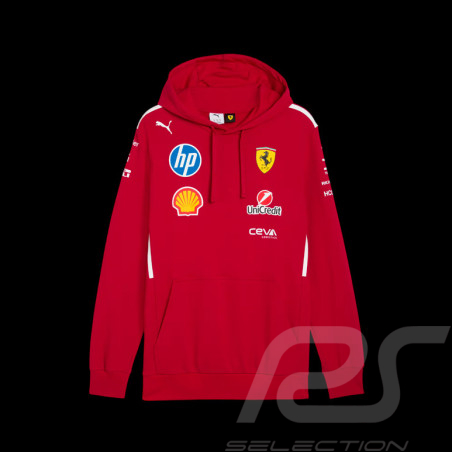 Sweat Ferrari F1 Team Leclerc / Hamilton Puma Rouge Foncé 7639741-01 - mixte