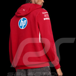 Ferrari Sweatshirt F1 Team Leclerc / Hamilton Puma Dunkelrot 7639741-01 - unisex