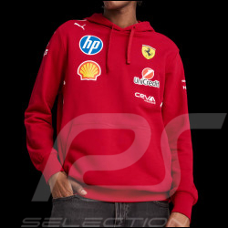 Ferrari Sweatshirt F1 Team Leclerc / Hamilton Puma Dunkelrot 7639741-01 - unisex