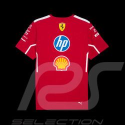 T-shirt Ferrari F1 Team Leclerc / Hamilton Puma Rouge Foncé 763945-01 - mixte