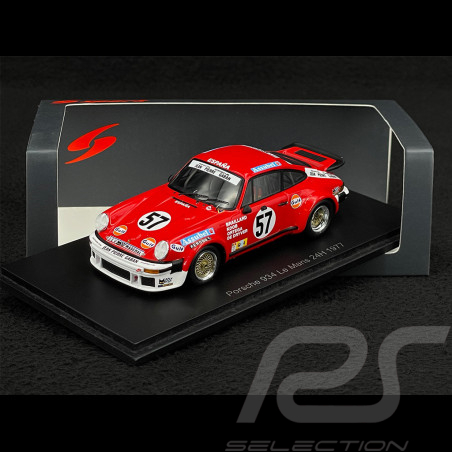 Porsche 934 n° 57 24h Le Mans 1977 1/43 Spark S9829