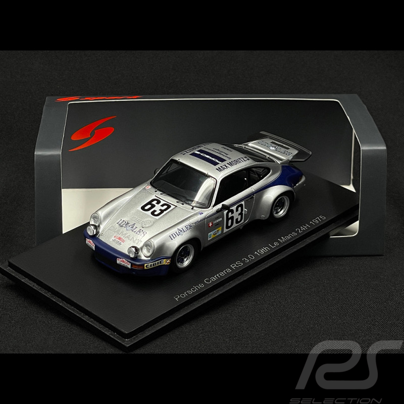Porsche 911 Carrera RS 3.0 n° 63 24h Le Mans 1975 1/43 Spark S9806