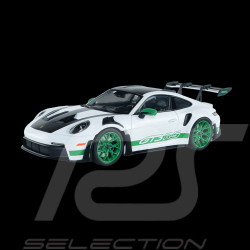 Porsche 911 GT3 RS Type 992 2024 Weissach Package White / Green Stripes 1/18 Solido S1812107