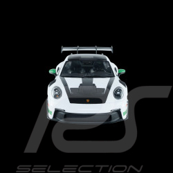 Porsche 911 GT3 RS Typ 992 2024 Weissach Package Weiß / Grüne Streifen 1/18 Solido S1812107