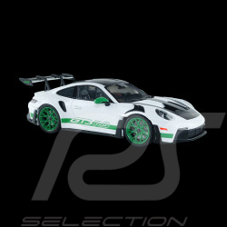 Porsche 911 GT3 RS Type 992 2024 Pack Weissach Blanc / Bandes Vertes 1/18 Solido S1812107