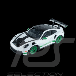 Porsche 911 GT3 RS Type 992 2024 Weissach Package White / Green Stripes 1/18 Solido S1812107