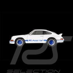 Porsche 911 RSR 2.8 1973 Blanc / Bandes Bleues 1/18 Solido S1801119