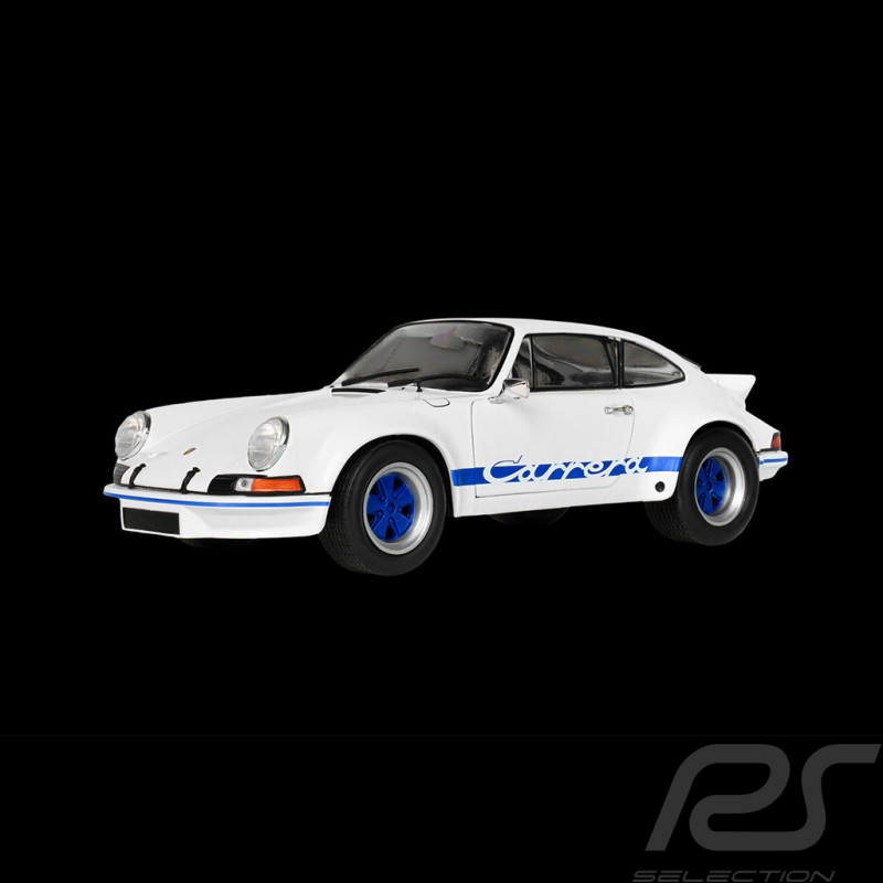 Porsche 911 RSR 2.8 1973 White / Blue Stripes 1/18 Solido S1801119