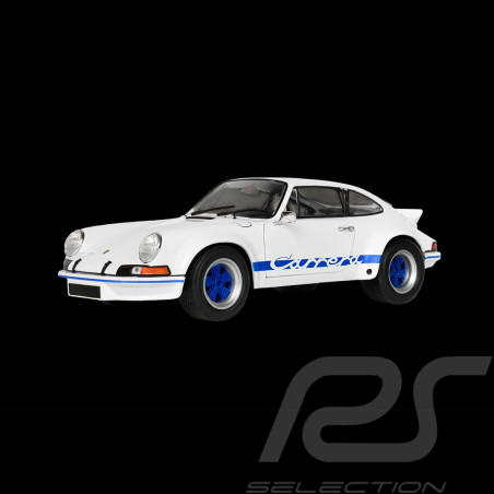 Porsche 911 RSR 2.8 1973 Weiß / Blaue Streifen 1/18 Solido S1801119
