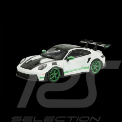 Porsche 911 GT3 RS Typ 992 2023 Weissach Package Weiß / Grüne Streifen 1/43 Solido S4314801