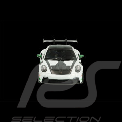 Porsche 911 GT3 RS Typ 992 2023 Weissach Package Weiß / Grüne Streifen 1/43 Solido S4314801