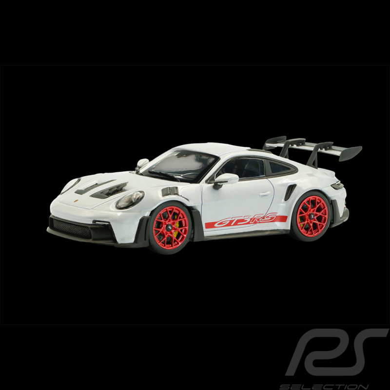 Porsche 911 GT3 RS Type 992 2023 Ice Grey Metallic / Pyro Red 1/43 Solido S4314802