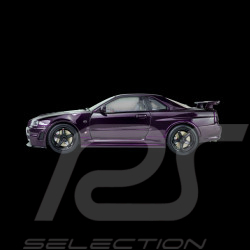 Nissan Skyline GT-R R34 Z-Tune 1999 Midnight Purple 1/18 Solido S1804311