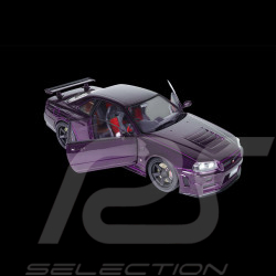 Nissan Skyline GT-R R34 Z-Tune 1999 Midnight Purple 1/18 Solido S1804311