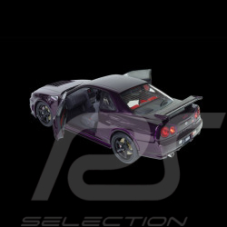 Nissan Skyline GT-R R34 Z-Tune 1999 Midnight Purple 1/18 Solido S1804311