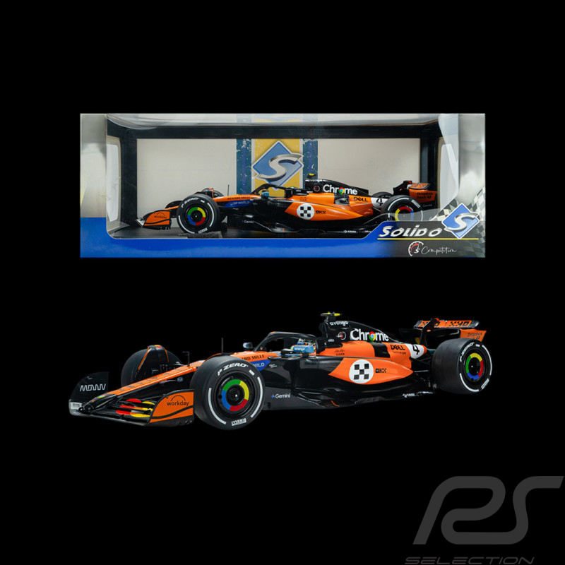 Lando Norris McLaren MCL39 n° 4 Sieger GP Monaco 2025 F1 1/18 Solido S1818703