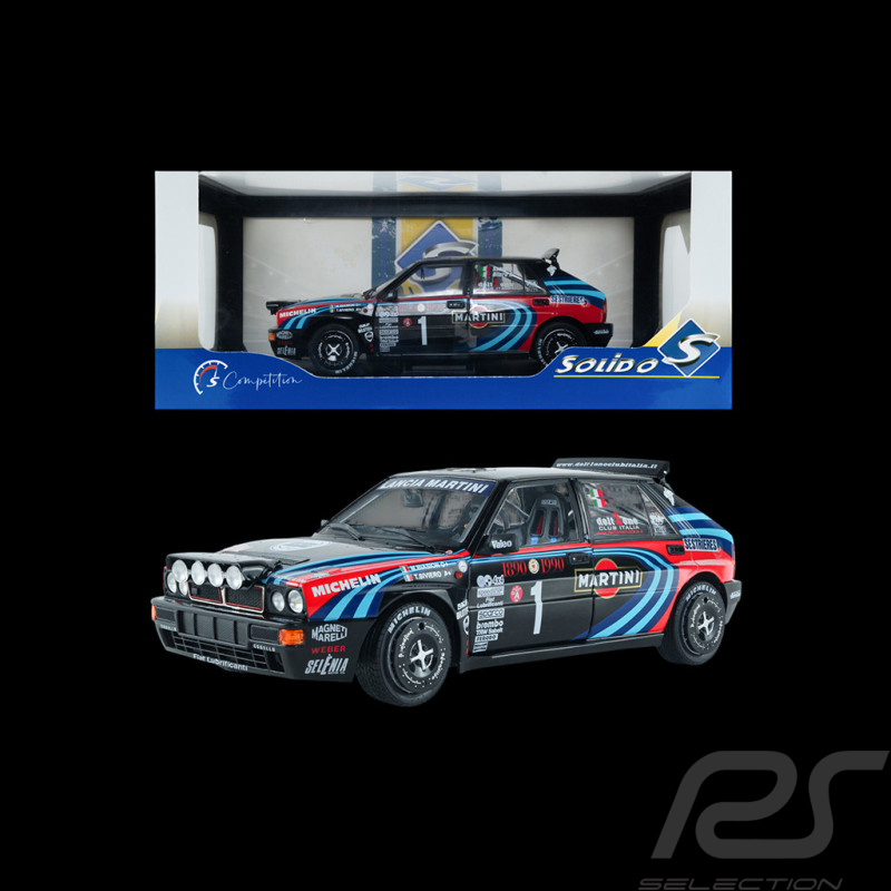 Lancia Delta HF Integrale n° 1 Monte Carlo Rally 1990 1/18 Solido S1807809
