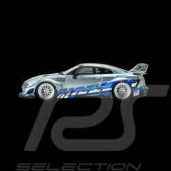Nissan GT-R R35 Liberty Walk Silhouette 2020 Silber / Blau 1/43 Solido S4311211