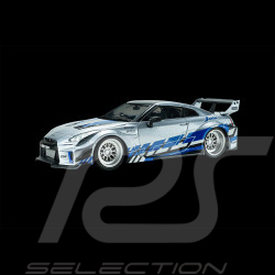 Nissan GT-R R35 Liberty Walk Silhouette 2020 Silber / Blau 1/43 Solido S4311211