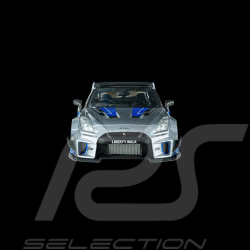 Nissan GT-R R35 Liberty Walk Silhouette 2020 Argent / Bleu 1/43 Solido S4311211