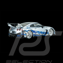 Nissan GT-R R35 Liberty Walk Silhouette 2020 Silber / Blau 1/43 Solido S4311211