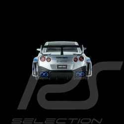 Nissan GT-R R35 Liberty Walk Silhouette 2020 Argent / Bleu 1/43 Solido S4311211