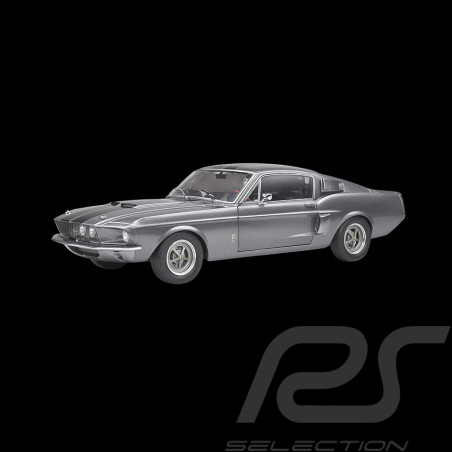Ford Shelby Mustang GT500 1967 Grau / Schwarze Streifen 1/18 Solido S1802905