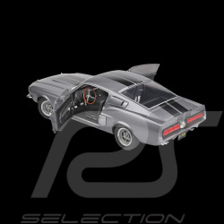 Ford Shelby Mustang GT500 1967 Gris / Bandes Noires 1/18 Solido S1802905
