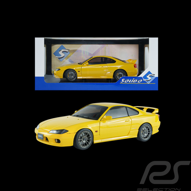 Nissan Silvia S15 Spec-R Aero 1999 Jaune Éclair 1/18 Solido S1812206