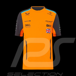 McLaren T-Shirt F1 Team Lando Norris Papaya Orange / Phantom TJ5320 - Kids