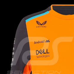 McLaren T-Shirt F1 Team Lando Norris Papaya Orange / Phantom TJ5320 - Kids
