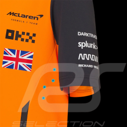 McLaren T-Shirt F1 Team Lando Norris Papaya Orange / Phantom TJ5320 - Kinder