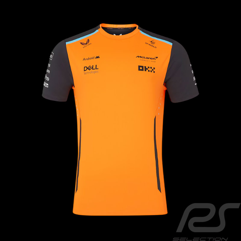 T-Shirt McLaren F1 Team Norris Piastri Orange Papaye / Phantom TJ5280 - Enfant