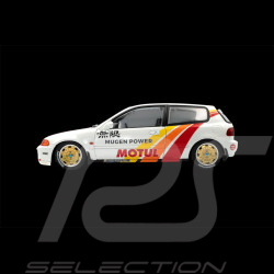 Honda Civic EG6 Mugen Racing 1992 Weiß / Rote Streifen 1/18 Solido S1810404