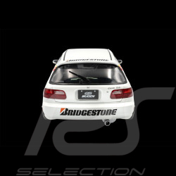 Honda Civic EG6 Mugen Racing 1992 Blanc / Bandes Rouges 1/18 Solido S1810404