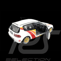 Honda Civic EG6 Mugen Racing 1992 Weiß / Rote Streifen 1/18 Solido S1810404