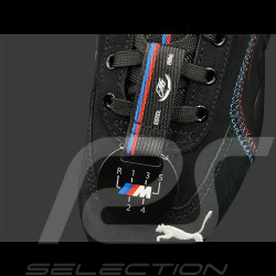 BMW Schuhe M3 Speedcat + Schlüsselanhänger + Sammlerbox Puma Leder / Carbon-Optik Schwarz 309309-01 - unisex