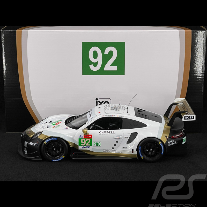 Porsche 911 RSR Typ 991 n° 92 24h Le Mans 2019 1/12 Ixo LEGT12024