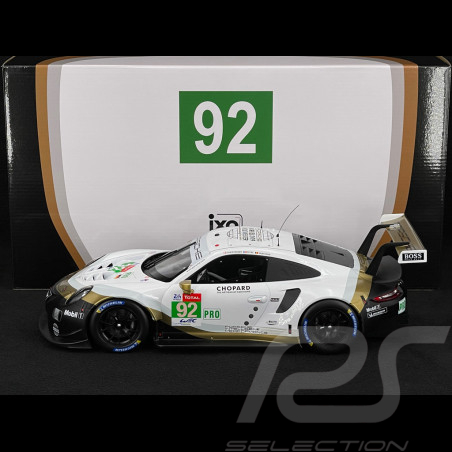 Porsche 911 RSR Typ 991 n° 92 24h Le Mans 2019 1/12 Ixo LEGT12024