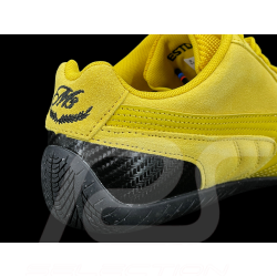 BMW Schuhe M3 Speedcat + Schlüsselanhänger + Sammlerbox Puma Leder / Carbon-Optik Gelb 309309-02 - unisex