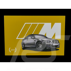 Chaussure BMW M3 Speedcat + Porte-clés + Boîte Collector Puma Cuir / Effet Carbone Jaune 309309-02 - mixte