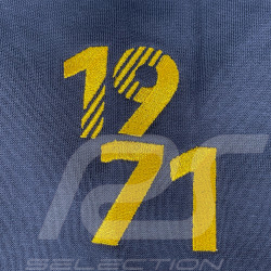 Sweat Steve McQueen à Capuche Le Mans 1971 Zippé Bleu Marine SQ261SSM03-100 - Homme